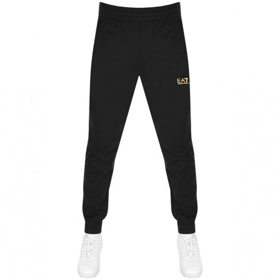 EA7 Emporio Armani Core ID Jogging Bottoms Black Mainline Menswear